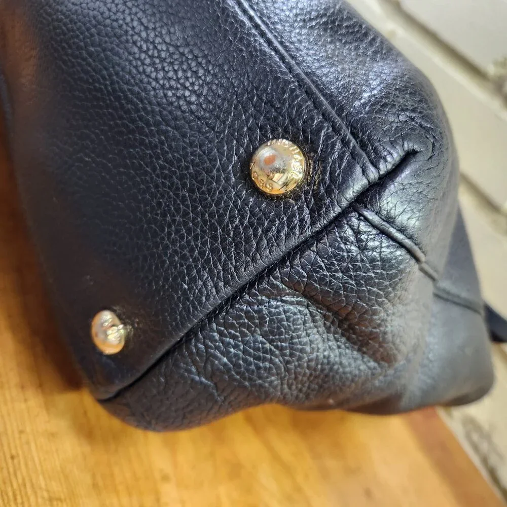 Euc Michael Kors Harper East West Black Large Tote Shoulder Bag Purse